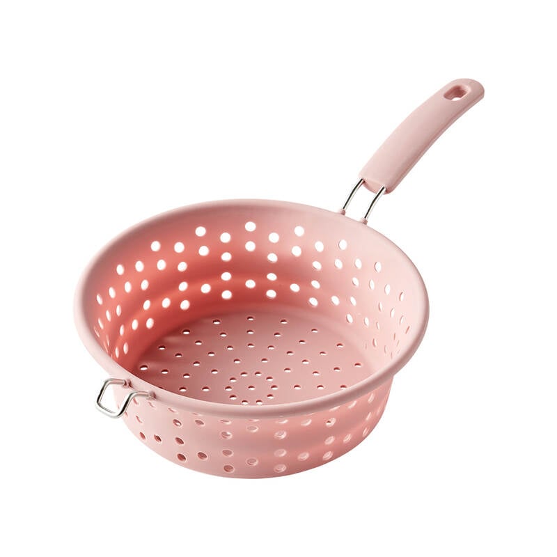 Rổ Bằng Silicone Có 1 Tay Cầm - 4 Màu (Vàng, Mint, Hồng, Xanh) - Lock&Lock - CKT203 image number null